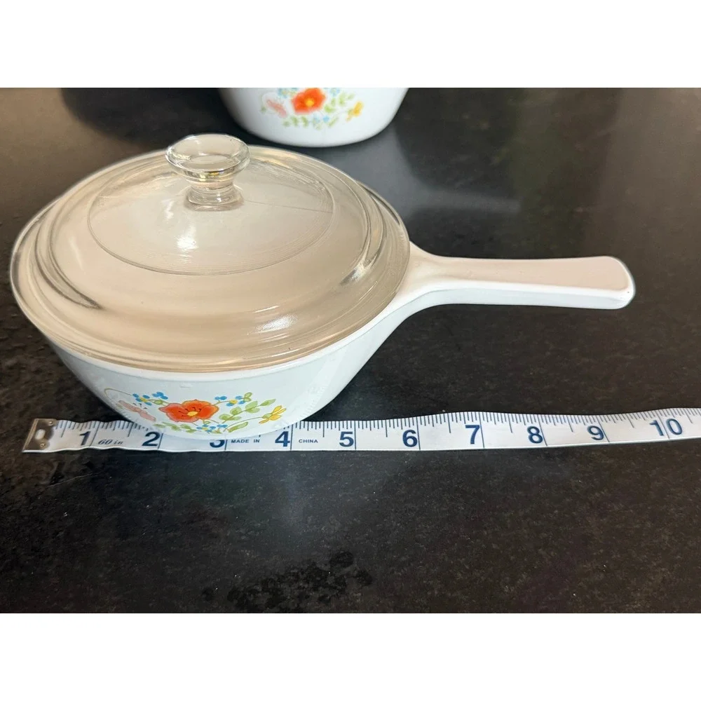 CorningWare  2 Pan Set,  Menuette Series in Wildflower